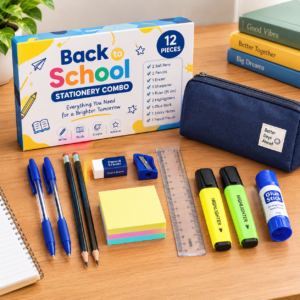 Back-to-School Stationery Combo – 12 Piece Set